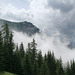 Clouds building over the Puflatsch Alm
