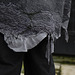 felt jacket - grey - detail