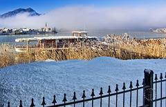 The fog rises ~ Nebel hebt sich am Tegernsee