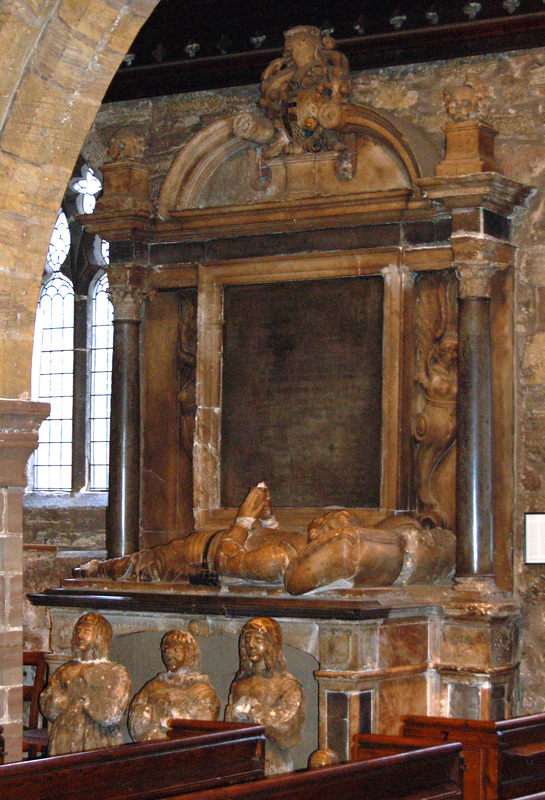 Monument in Stapleford Church, Nottinghamshire