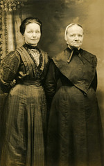 Mennonite Mother and Daughter