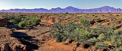 Creek erosion.