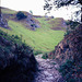 Path leading into Cave Dale (Scan from 1989)