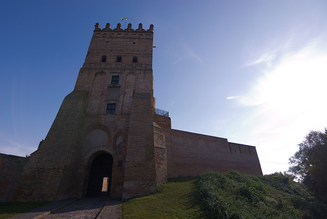 Der Eingangsturm der Liubartas-Burg