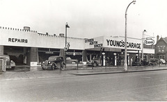 Young's Garage, 53-55 St. Catherine's, Lincoln, early 1950s