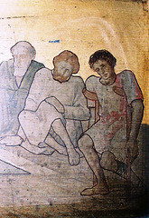 Detail of Damaged Screen, St Mark's Church, Snow Hill, Hanley, Stoke-on-Tent, Staffordshire