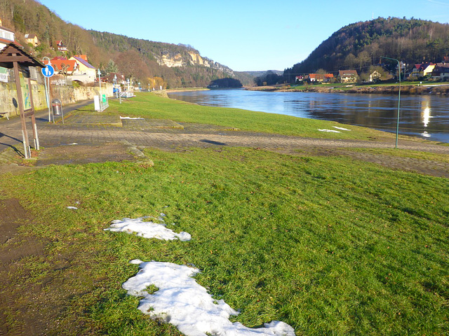 Radtour im Elbtal - 28.1.2016