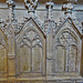 beverley minster, yorks, early c14 tomb of priest, perhaps gilbert of grimsby  chest tomb detail.