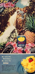Dole Pineapple Ad, 1953