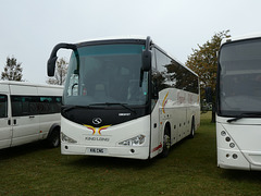 C & G Coaches K16 CNG (BX10 DDN) at Newmarket Races - 12 Oct 2019 ( P1040806)