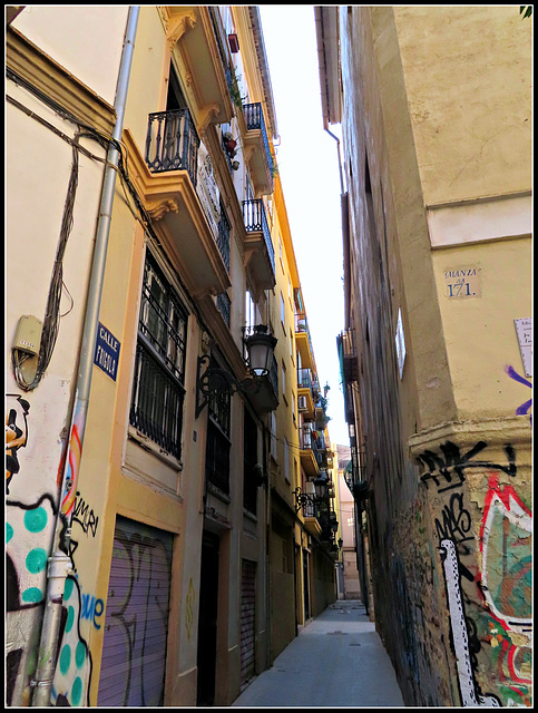 Valencia: calle Frígola