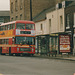 Eastern Counties VR196 (TEX 406R) in Bury St.Edmunds - Sep 1990