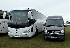 Metcoaches YD66 AYM and RX67 OOD at Newmarket Races - 12 Oct 2019 ( P1040787)