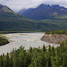 Matanuska River and Chugach Mountains