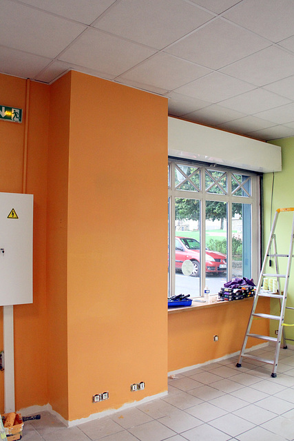 Travaux de peinture