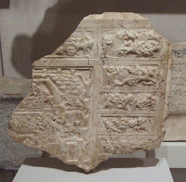 Marble Relief Fragment with Scenes from the Trojan War in the Metropolitan Museum of Art, February 2011