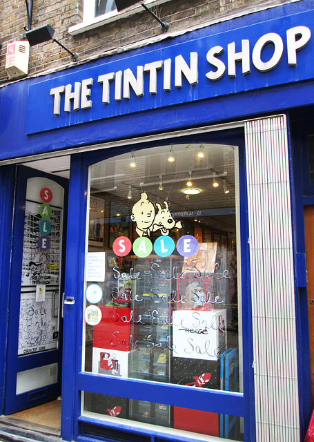 £ Retail Therapy £ - The Tintin Shop.