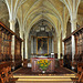 Les stalles et le retable de la Chapelle de l'abbaye d'Ourscamp - Oise