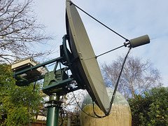Antenna pointing at 53E Skynet 5D.