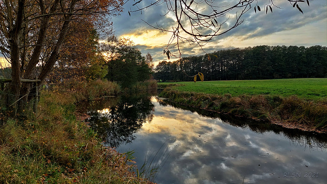 Abendstimmung an der Warnow bei Vorbeck