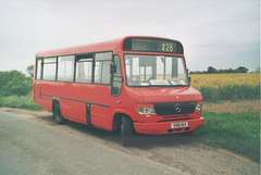 Burtons Coaches S108 HGX near Cropley Grove  - 1 June 2005 (545-21)