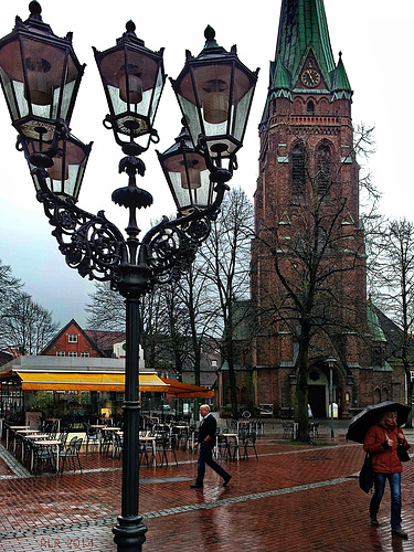 Elmshorn, Blick zum Alten Markt  2014