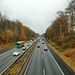 Blick auf die Autobahn A40 (Bochum-Werne) / 20.11.2018