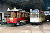 Leipzig 2015 – Straßenbahnmuseum – Tram 179 and 1464 in the museum