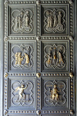 Baptistry bronze doors