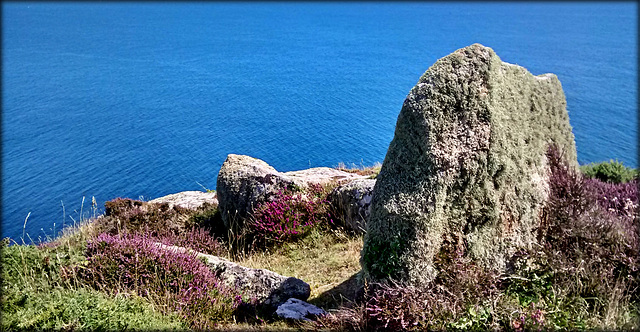 Neolithic Clifftop Tomb, Penberth Cove, Cornwall