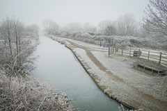 Chesterfield canal... Staveley.. 31st and the 10th. Jan.