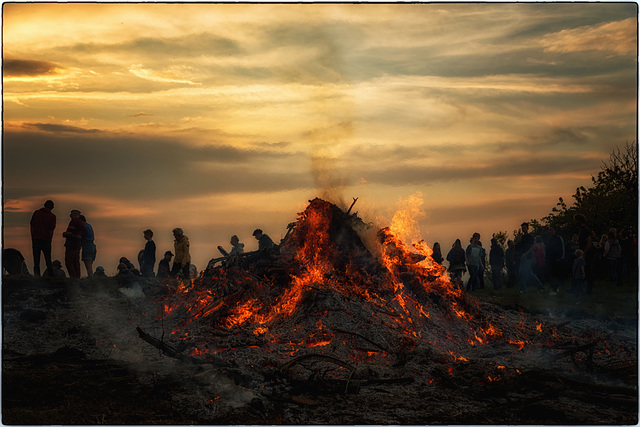 Ende des Osterfeuers