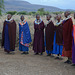 Maasai Women in Traditional Clothes