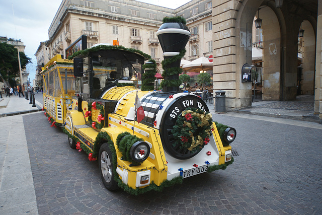 Tourist Train In Valetta