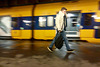 Leaving the train