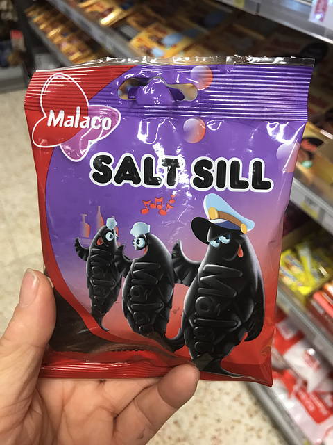 salt licorice fish candy