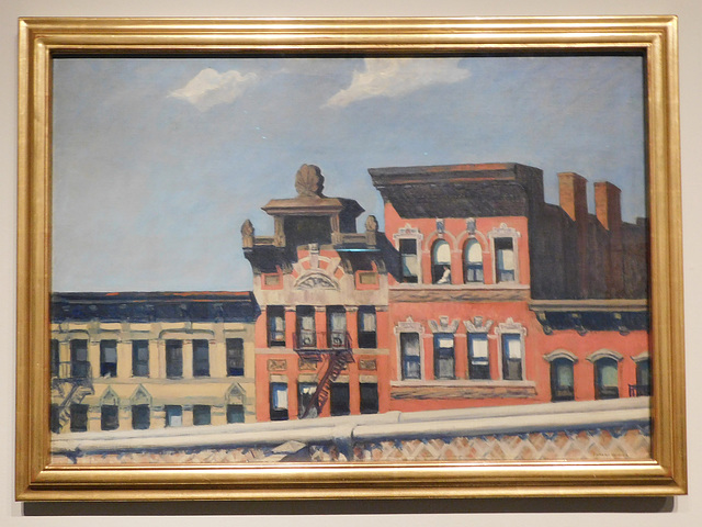 From the Williamsburg Bridge by Edward Hopper in the Metropolitan Museum of Art, January 2019
