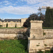 Les douves sèches de l'abbaye d'Ourscamp - Oise