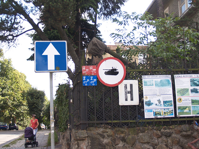 Tank entry is prohibited