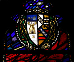 Detail of War Memorial Window, St Peter's Church, Glebe Street, Stoke on Trent, Staffordshire