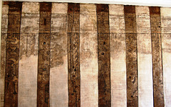 Detail of Medieval Wall Painting, Ground Floor, Saracen's Head Inn, Southwell, Nottinghamshire