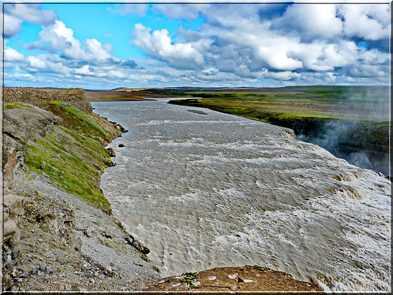 REYKJAVIK: Gulfoss waterfall