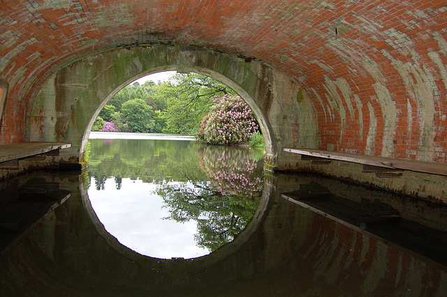 Bridge to former drive, Osmaston Manor Estate, Derbyshire