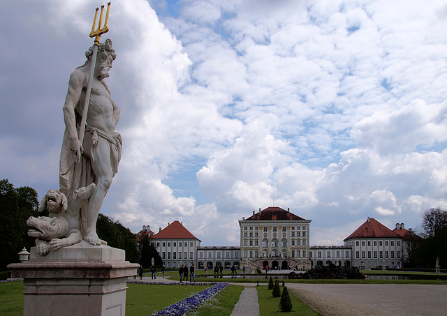 Neptun wacht über Schloss Nymphenburg