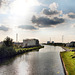 Datteln-Hamm-Kanal von der Brücke Radbodstraße aus (Hamm) / 18.09.2021