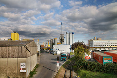 Blick über das Hafengebiet (Hamm) / 18.09.2021