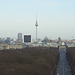 view from Siegessaule to Reichtstag ,Brandenburger Tor and Televisiontower  Berlin