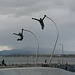 Chile, The Wind Sculpture in Puerto Natales