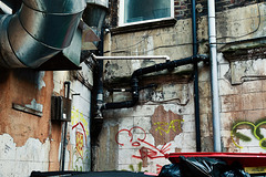 Behind The "Eateries" In The Bigg Market, Newcastle