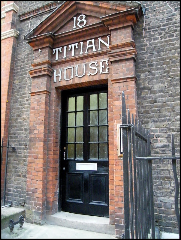 Titian House door